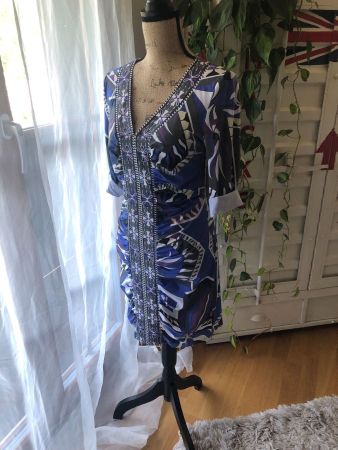 Kleid « EMILIO PUCCI » 100% Jersey Seide